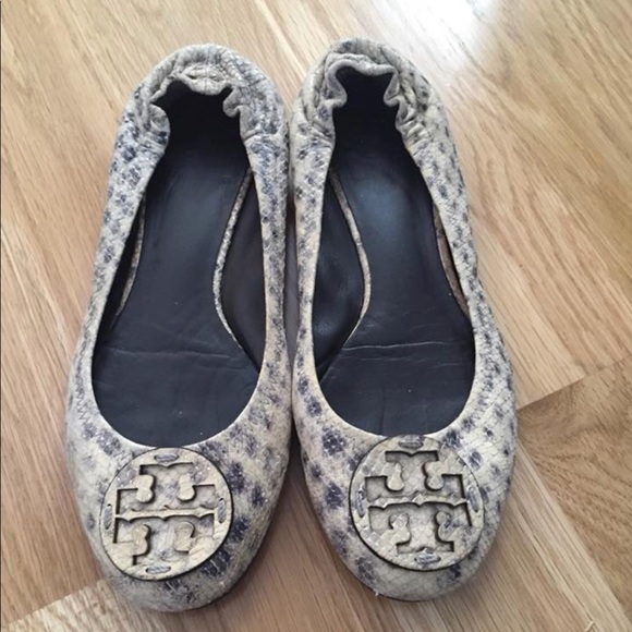 Tory Burch Shoes - Excellent condition subtle animal print